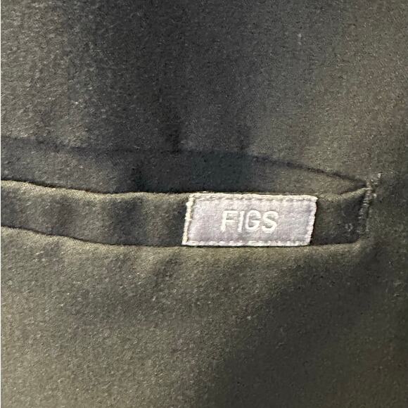 Figs Technical Collection Black Casma Two Pocket Scrub Top Size L - Picture 4 of 10